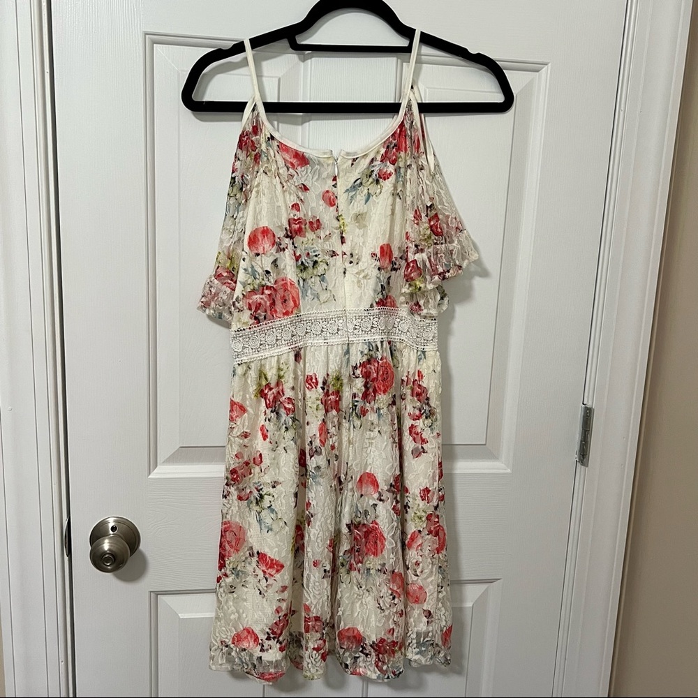 Off The Shoulder Floral Dress